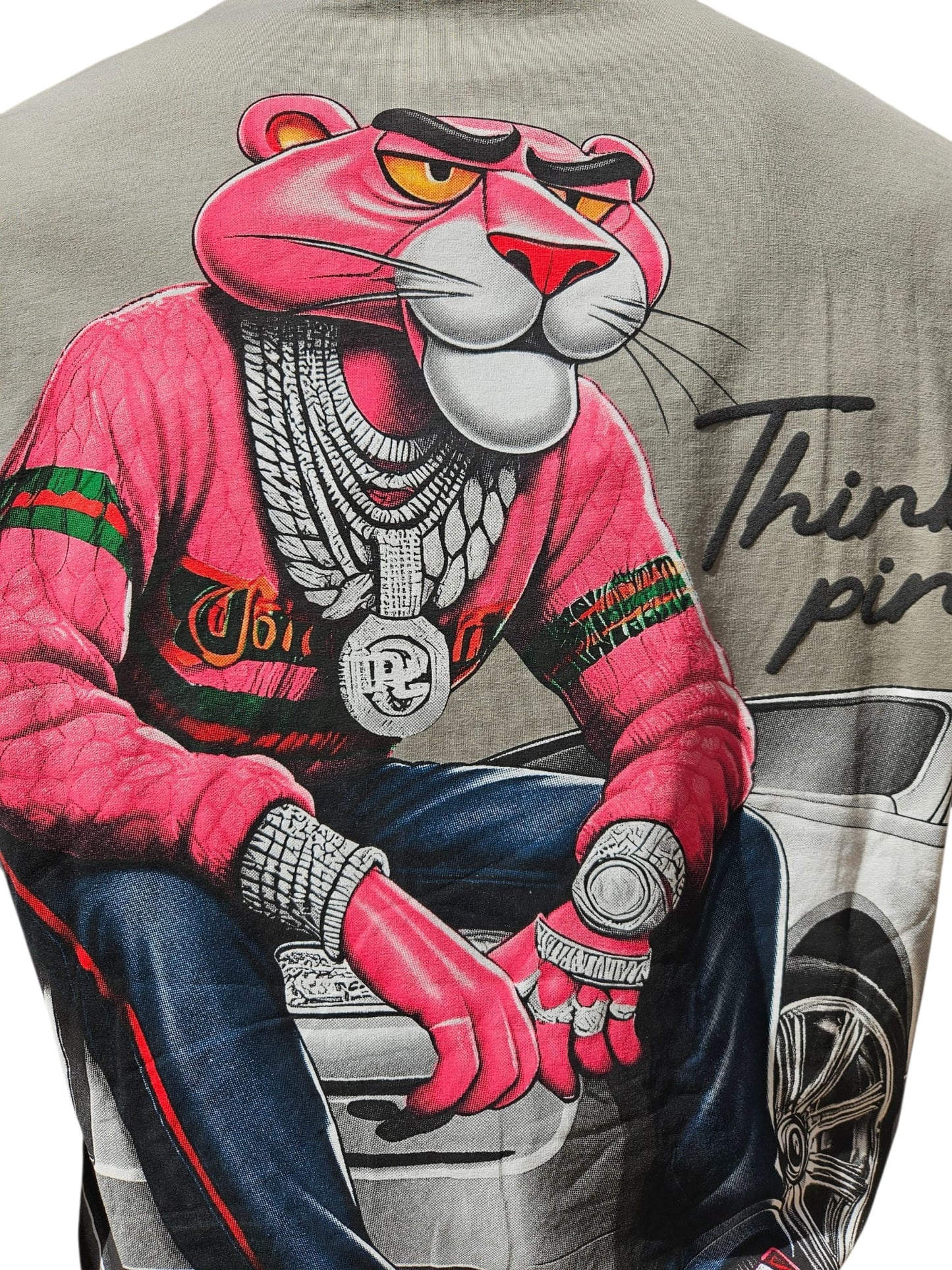 CAMISETA PANTERA ROSA "THINK PINK"