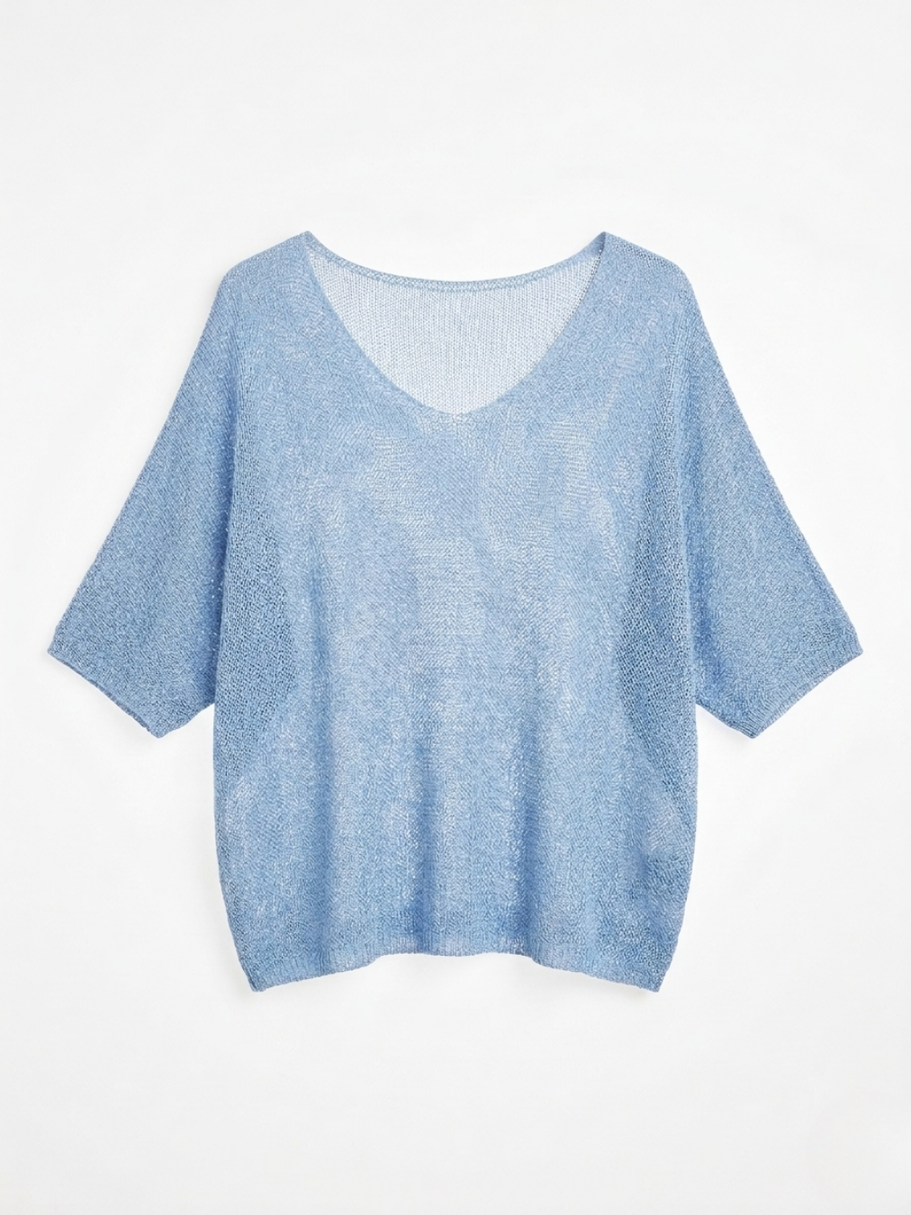 JERSEY DE PUNTO CALADO "SEE-THROUGH" EXTRA FINO