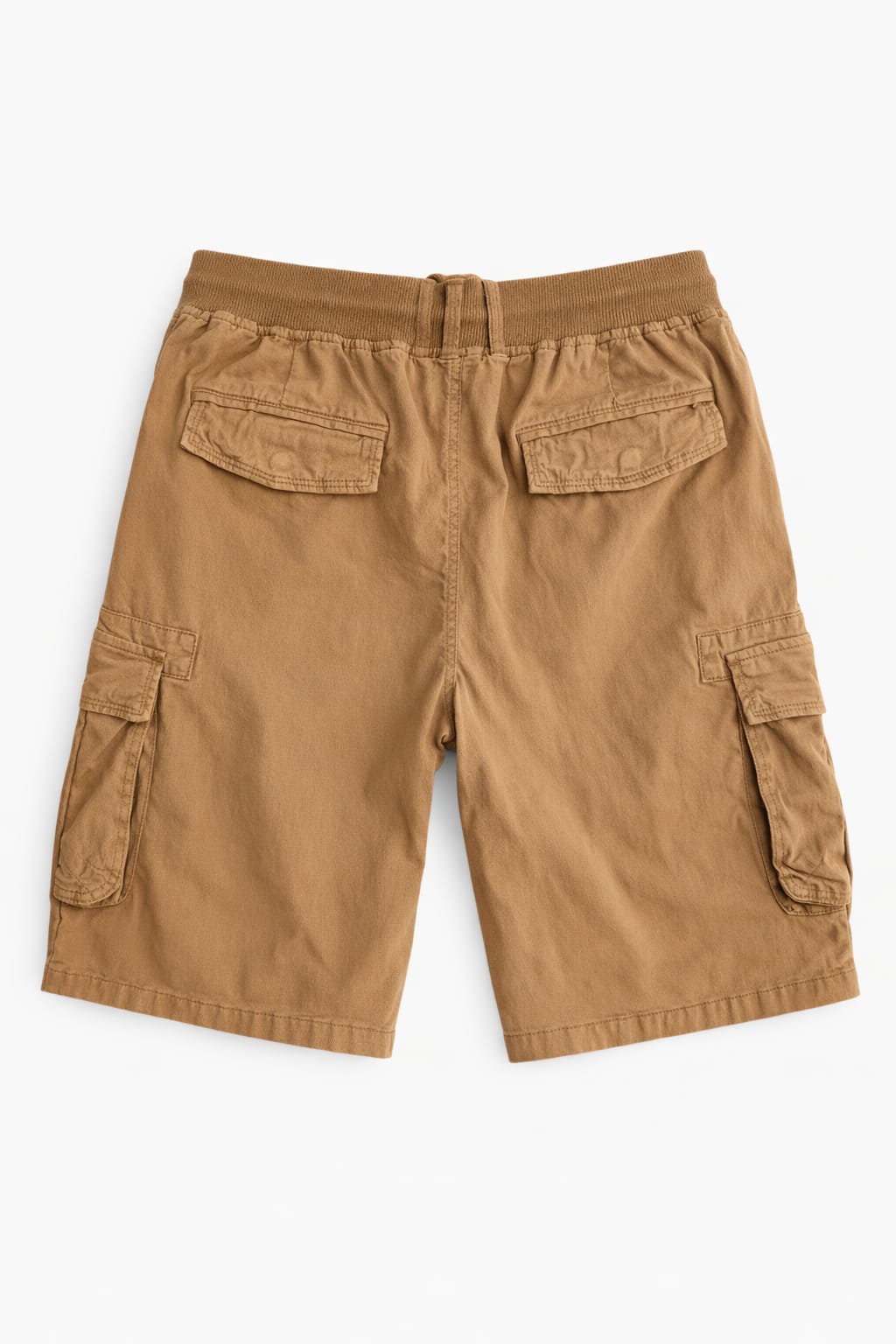 PANTALÓN CORTO CARGO CON CINTURILLA ELÁSTICA