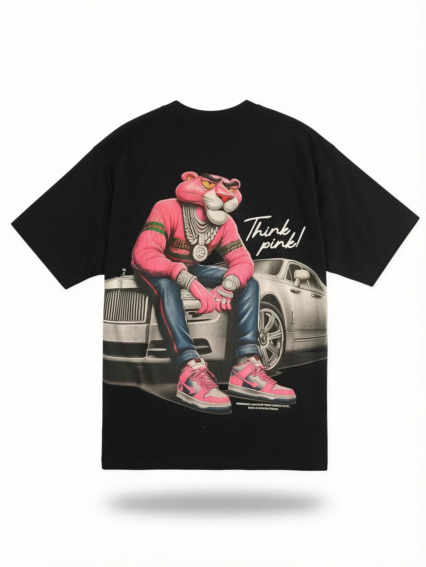 CAMISETA PANTERA ROSA "THINK PINK"