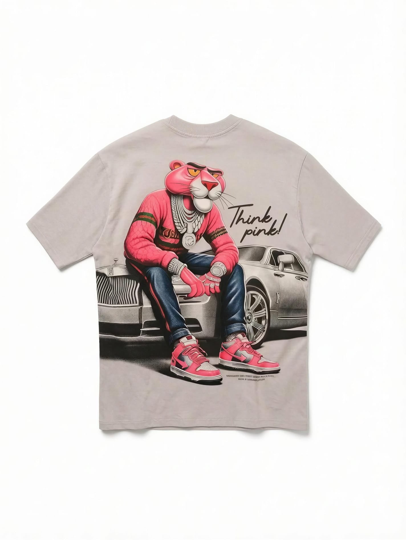 CAMISETA PANTERA ROSA "THINK PINK"