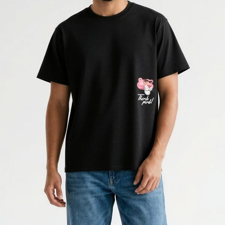 CAMISETA PANTERA ROSA "THINK PINK"
