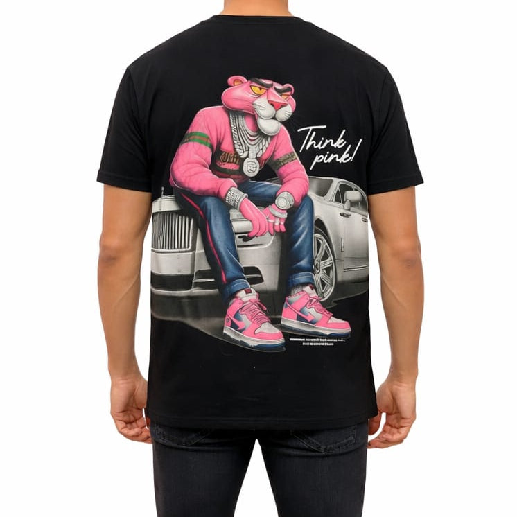 CAMISETA PANTERA ROSA "THINK PINK"