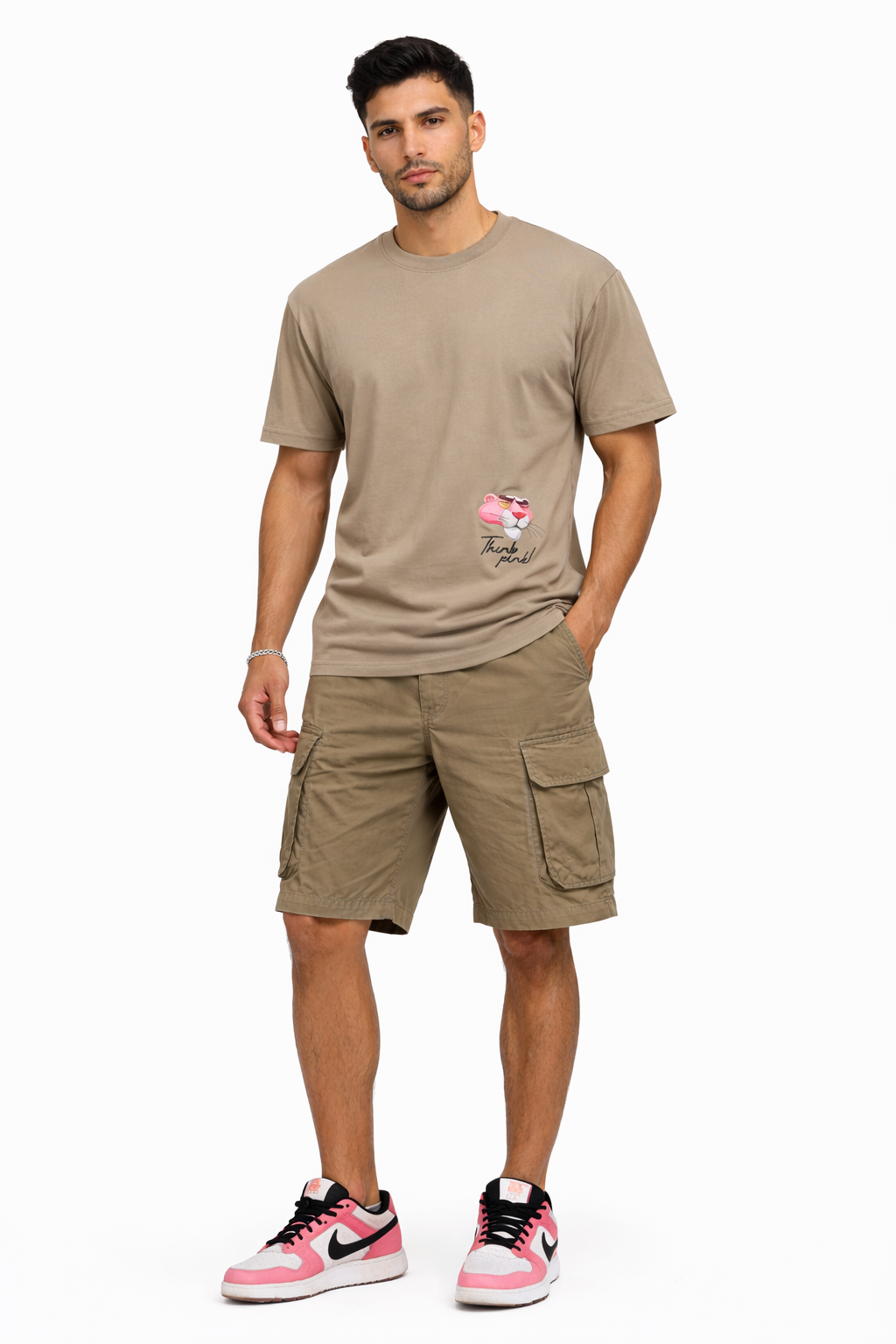 CAMISETA PANTERA ROSA "THINK PINK"